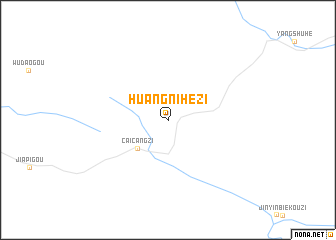 map of Huangnihezi