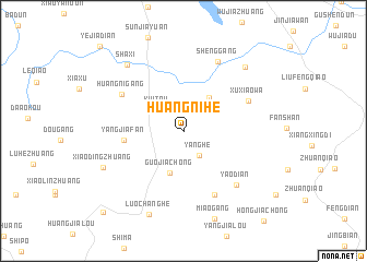 map of Huangnihe