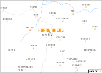 map of Huangnikeng