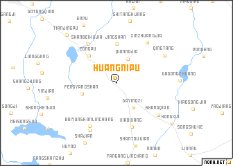 map of Huangnipu