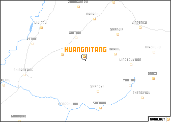 map of Huangnitang