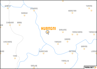 map of Huangni