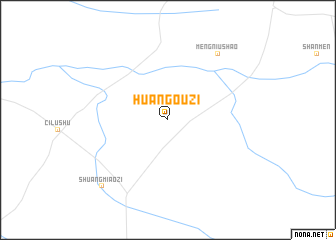 map of Huangouzi