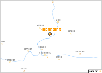 map of Huangping