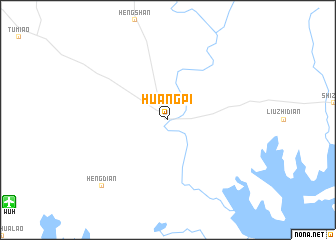 map of Huangpi