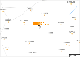 map of Huangpu