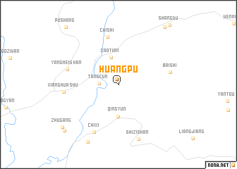 map of Huangpu