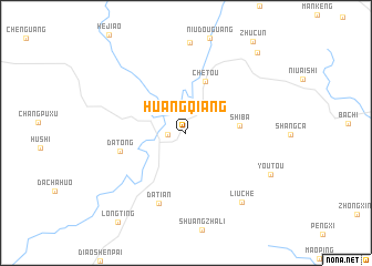 map of Huangqiang