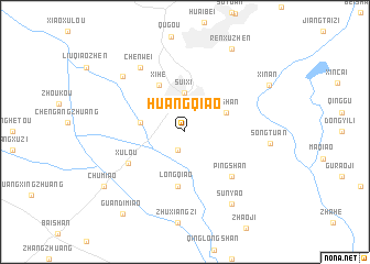 map of Huangqiao