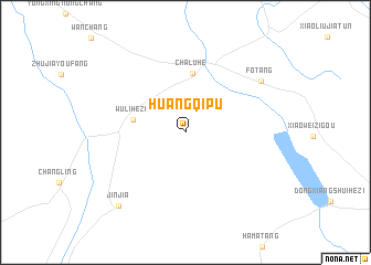 map of Huangqipu