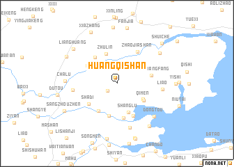 map of Huangqishan