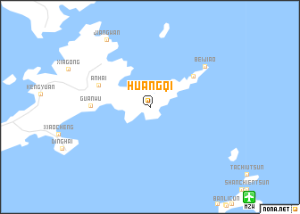 map of Huangqi