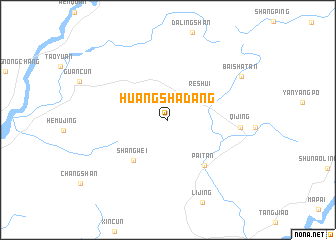 map of Huangshadang