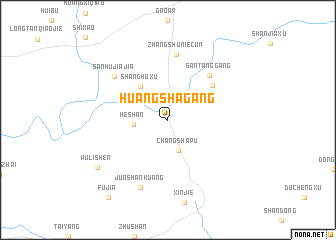 map of Huangshagang