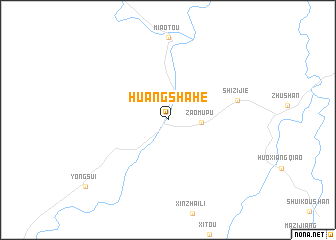 map of Huangshahe