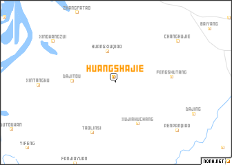 map of Huangshajie