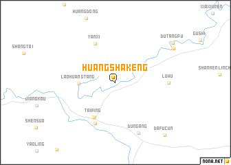 map of Huangshakeng