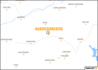 map of Huangshakeng