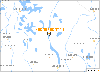 map of Huangshantou