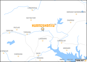 map of Huangshanxu