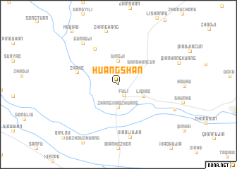 map of Huangshan