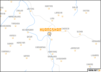 map of Huangshan