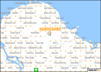 map of Huang-shan