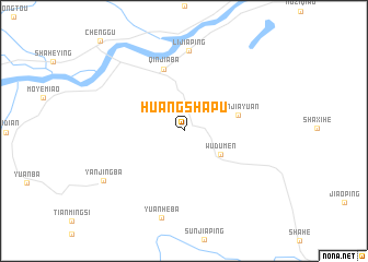 map of Huangshapu