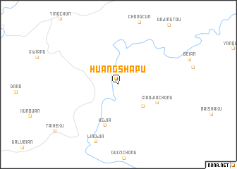 map of Huangshapu