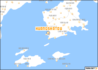 map of Huangshatou