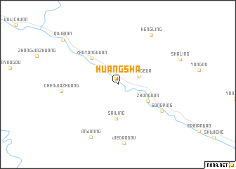 map of Huangsha