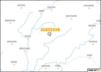 map of Huangsha