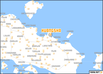 map of Huangsha