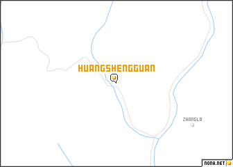 map of Huangshengguan