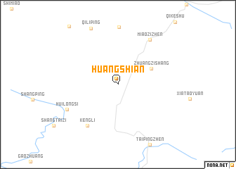 map of Huangshi\