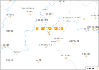map of Huangshiguan