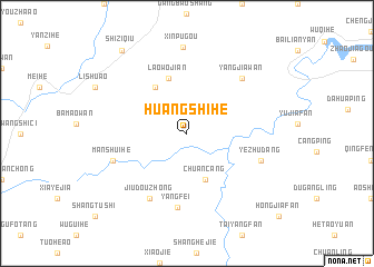 map of Huangshihe