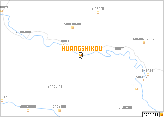 map of Huangshikou