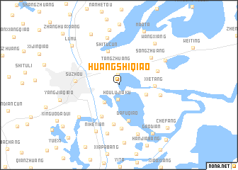 map of Huangshiqiao