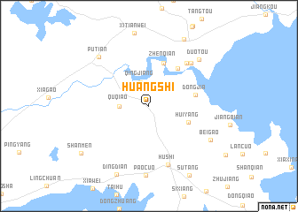 map of Huangshi