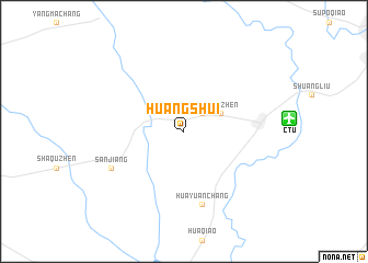 map of Huangshui