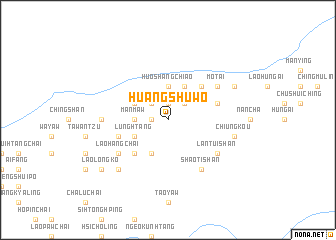 map of Huangshuwo