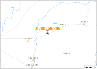 map of Huangsigang