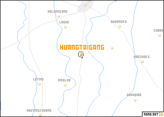 map of Huangtaigang