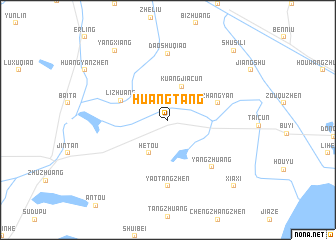 map of Huangtang