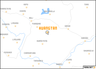 map of Huangtan