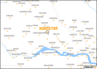 map of Huangtan