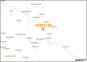 map of Huangtan