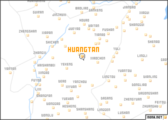 map of Huangtan