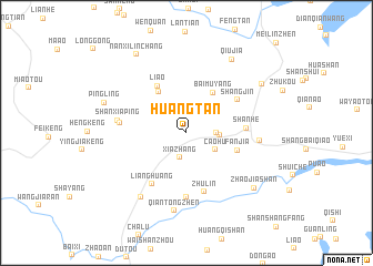 map of Huangtan